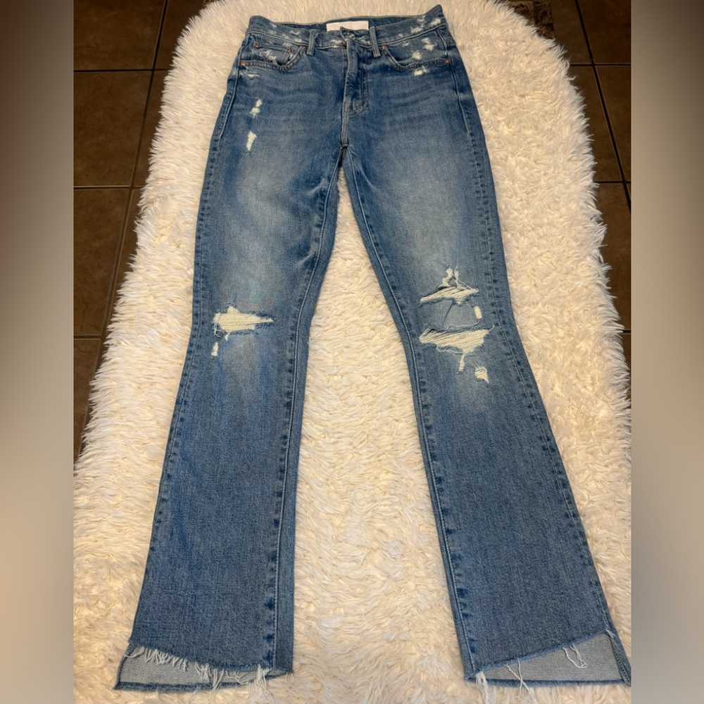 Mother Insider Crop Step Fray Jeans